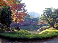 autumn colours of leaves at Koishikawa Kourakuen