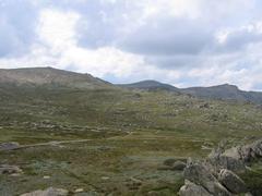 Summit of Mt Kosciuszko from 4 km away