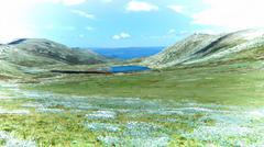 north-easterly view from Mount Kosciuszko in December