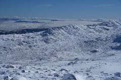 morning views from the summit of Mount Kosciuszko