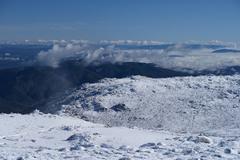 Morning views from the summit of Mount Kosciuszko