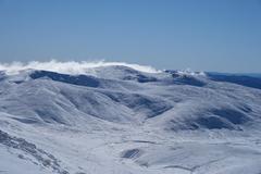 Morning views from the summit of Mount Kosciuszko