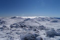 Morning views from the summit of Mount Kosciuszko