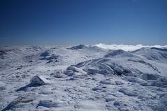 Morning views from the summit of Mount Kosciuszko