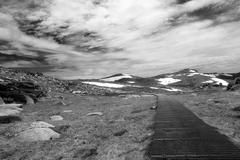 Mount Kosciuszko with path from Thredbo