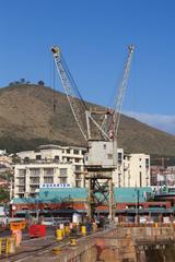 Robinson dry dock in Alfred Basin, Cape Town, South Africa