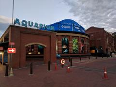 Front view of the Two Oceans Aquarium in Cape Town, South Africa