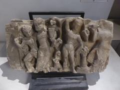 Figurative Capital sculpture at the Coptic Museum