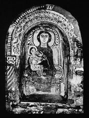 painting of breastfeeding Mary from the Coptic Monastery of Jeremiah in Saqqara