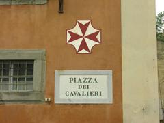 Piazza dei Cavalieri street sign