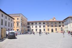 Piazza dei Cavalieri Square in Pisa, Italy