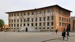 Piazza dei Cavalieri in Pisa with Palazzo della Carovana