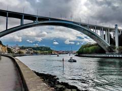 Bridges in Porto crossing the Douro River