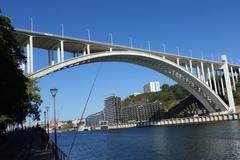 Arrabida Bridge in Gaia Portugal