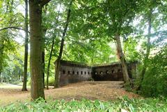 historic Fort X with surrounding green space in Cologne