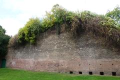 Fort X defensive structure and green space in Cologne