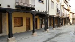 Scenic view of Berlanga de Duero with historical buildings