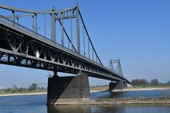 Rheinbrücke Duisburg-Mündelheim from Uerdingen side