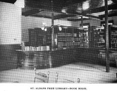 St. Albans Library in Vermont, ca. 1901