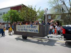 Cub scouts at 2010 Maple Festival, St. Albans, Vermont