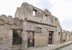 monument in Herculaneum, Italy