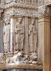 Portal of the church of Saint-Trophime in Arles