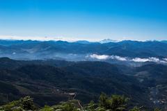 Panoramic view of Parque do Sagui in Manhumirim