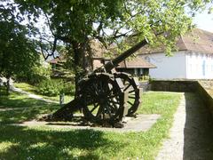 Bofors 12 cm Kanone 1882 artillery piece at Krummturm Solothurn