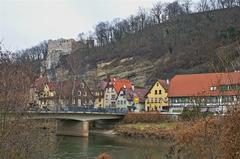 Enz bridge and Burg Löffelstelz