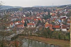 view from Burg Löffelstelz on Dürrmenz