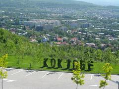 view of Kok-Tobe mountain in Kazakhstan