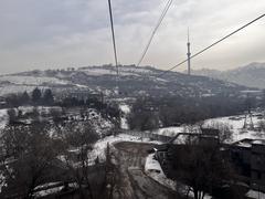 Kok Tobe from cable car in February 2024