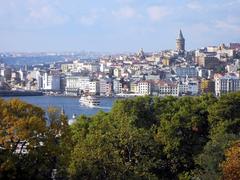 view over the Golden Horn from the Topkapi Palace in Istanbul