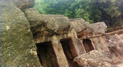 Akkanna Madanna Rock cut Caves in Vijayawada, Andhra Pradesh