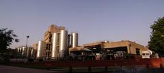 Amul Plant at Anand with high capacity milk silos