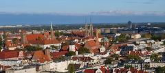 View of Breslau Cathedral and Cathedral Island from St. Elizabeth's Church