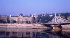 Hotel Gellert and Bridge in Budapest