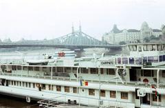 Budapest view featuring Liberty Bridge and Hotel Gellért