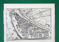 Plan of the City of Cochin map from 1745