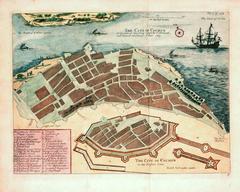 The City of Cochin taken from the Portuguese by the Dutch, 1663