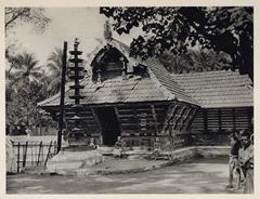 A Hindu temple in Cochin, photogravure by Martin Hurlimann, 1928