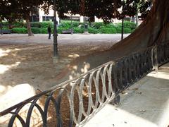 Fuente y esculturas en El Parterre Valencia