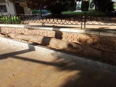 Fuente, esculturas y jardín en El Parterre, Valencia