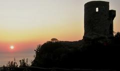 Arab Tower in Banyalbufar Village, Mallorca