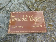 Sign at the Torre del Verger