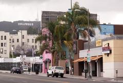 ungentrified block of Cahuenga Blvd in Los Angeles