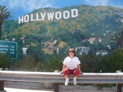 Hollywood sign on the hillside in Los Angeles