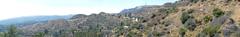 panoramic view from Griffith Park towards Mt. Lee and the Hollywood Sign