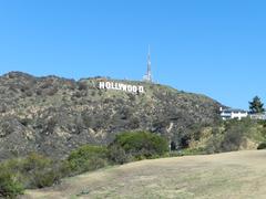 Hollywood Hills in Los Angeles displaying a scenic view of the hills and surrounding area