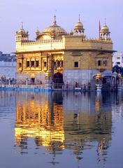 The Golden Temple Sahib at sunset